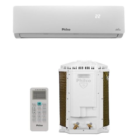 Ar Condicionado Split Philco Hi Wall Inverter 9.000 Btu/h Quente e Frio Monofásico Branco Pac9qc