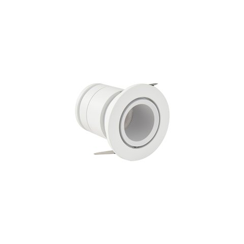 Spot de Embutir Nordecor Lun Redondo Led Alto Irc 90 5w Bivolt Branco 2700k Luz Amarela 6504