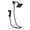 Ver imagem 1 de Chuveiro Ducha Flatt Preto/black Quadrado C/desviador