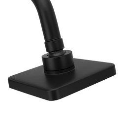 Chuveiro Ducha Flatt Preto/black Quadrado C/desviador - 10