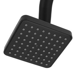 Chuveiro Ducha Flatt Preto/black Quadrado C/desviador - 6