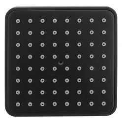 Chuveiro Ducha Flatt Preto/black Quadrado C/desviador - 9