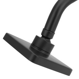 Chuveiro Ducha Flatt Preto/black Quadrado C/desviador - 5