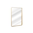 Ver imagem 2 de Espelho Retangular com Moldura em Metal 70 X 50 Cm:dourado