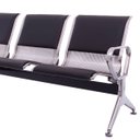 Ver imagem 3 de Cadeira Longarina de Espera, Clinica, Aeroporto Aço Inox com Estofado 3 Lugares