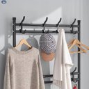 Ver imagem 5 de Sapateira Organizadora com Cabideiro Multiuso Preta Bm-f1023