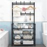 Sapateira Organizadora com Cabideiro Multiuso Preta Bm-f1023 - 3