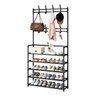 Sapateira Organizadora com Cabideiro Multiuso Preta Bm-f1023 - 4