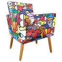 Ver imagem 1 de Poltrona Decorativa Nina Cr Suede Romero Brito para Recepção