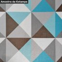 Ver imagem 3 de Poltrona Decorativa Nina Cr Suede Triangulo Azul para Sala