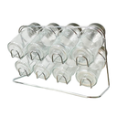 Ver imagem 3 de Porta Tempero Condimento com Suporte Metal 8 Potes Gourmet Pgb Porta Condimentos 8 Frascos