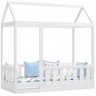Jogo de Quarto Infantil New Cristal 3 Portas Com Cama Montessoriana com Grade Branco - Móveis Canaã - 4
