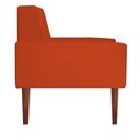 Ver imagem 3 de Poltrona Decorativa Lais Suede Laranja
