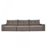 Sofá Retrátil e Reclinável com Pillow 6 Lugares Miró Ambiente Móveis Ltda - 4