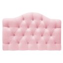 Ver imagem 1 de Cabeceira Estofada Suspensa Imperatriz 90 cm Solteiro Suede Rosa Bebê - Amarena Móveis