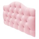 Ver imagem 2 de Cabeceira Estofada Suspensa Imperatriz 90 cm Solteiro Suede Rosa Bebê - Amarena Móveis