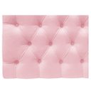 Ver imagem 5 de Cabeceira Estofada Suspensa Imperatriz 90 cm Solteiro Suede Rosa Bebê - Amarena Móveis