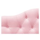 Ver imagem 4 de Cabeceira Estofada Suspensa Imperatriz 90 cm Solteiro Suede Rosa Bebê - Amarena Móveis