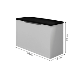 Sapateira Basculante com Assento para Quarto - 5