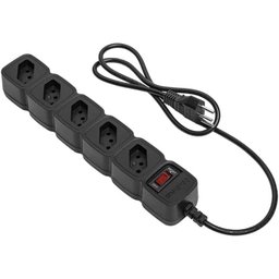 Filtro De Linha Intelbras 5 Tomadas Epe 205 Br Preto Bivolt - 4