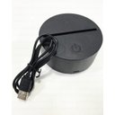 Ver imagem 1 de Luminária Luz Led-rgb 3d Stitch - Presente Criativo