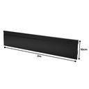 Ver imagem 6 de Kit 2 Rodapé Poliestireno 10cm X 2m Acabamento Moderno