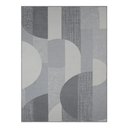 Ver imagem 1 de Tapete de Sala / Quarto 150 X 200 Cm - Funcional Geométrico Antiderrapante - Grafite 52 - J. Serrano