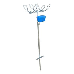 Suporte Pesca Na Água 3 Varas Estojo De Iscas 92 A 150 Cm - 5