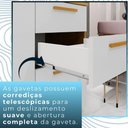 Ver imagem 6 de Kit Armário de Cozinha 10 Portas 2 Gavetas Jean Chf Móveis Cinamomo com Branco Acetinado