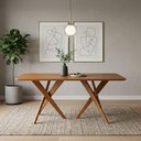 Ver imagem 5 de Mesa de Jantar 6 Lugares Tampo MDF 180x90 cm 21672 Cinamomo Ornar