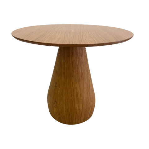 Mesa de Jantar Cone Balonê Redonda 100 Cm Tampo Freijó Base Freijó Personal Art Design