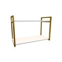 Dourado/Branco