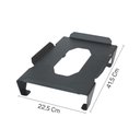 Ver imagem 4 de Suporte Base Gabinete Gamer Cpu Atx Apoio Mesa - Chão Preto