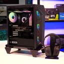 Ver imagem 2 de Suporte Base Gabinete Gamer Cpu Atx Apoio Mesa - Chão Preto