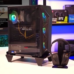 Suporte Base Gabinete Gamer Cpu Atx Apoio Mesa - Chão Preto - 3