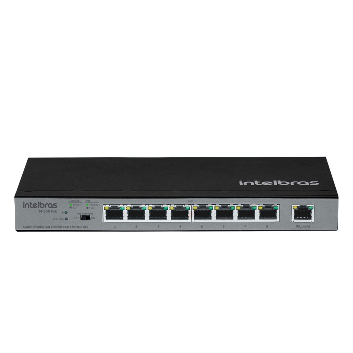 Switch 9 Portas Fast Ethernet C/ 8 Portas Poe+ Sf 900 Hi-poe 4760040 - 2