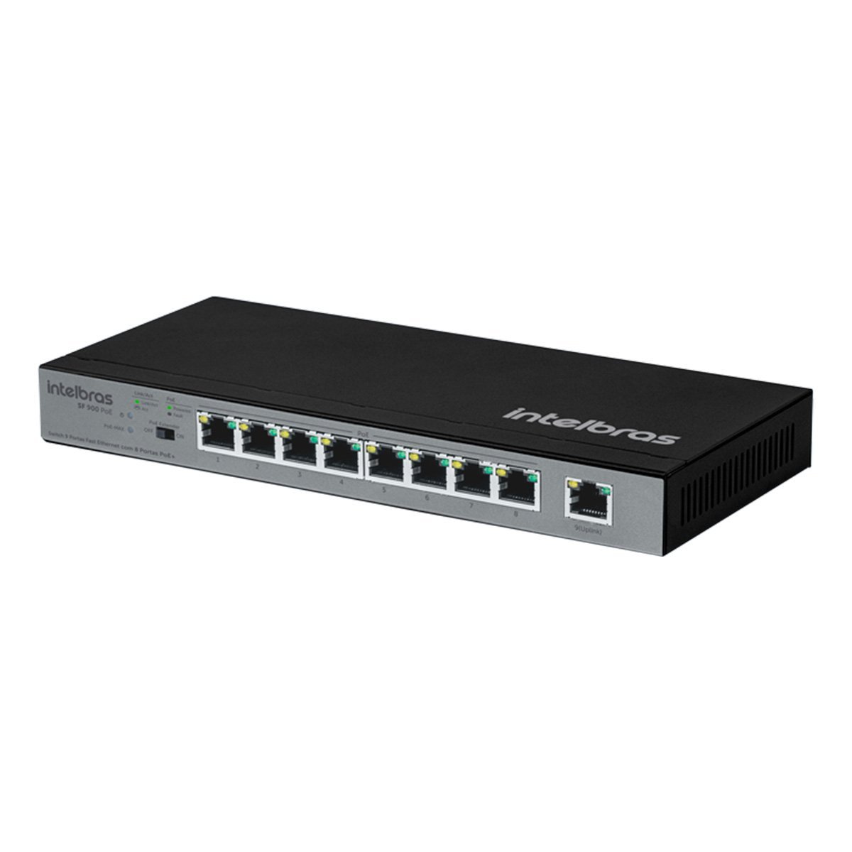 Switch 9 Portas Fast Ethernet C/ 8 Portas Poe+ Sf 900 Hi-poe 4760040 - 4