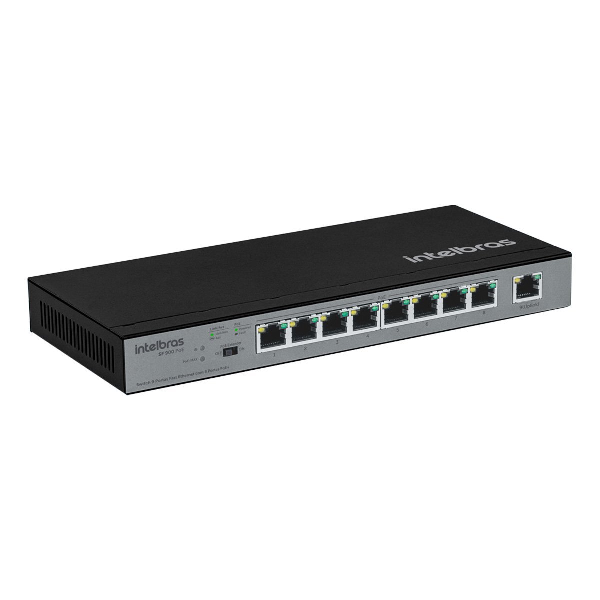 Switch 9 Portas Fast Ethernet C/ 8 Portas Poe+ Sf 900 Hi-poe 4760040 - 3