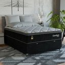 Ver imagem 7 de Cama Box Baú Viúva + Colchão Comfort Class Pillow Top Preto/suede Preto