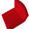 Kit 06 Banquetas Luma Base de Ferro Sued Vermelho - D'classe Decor - 6