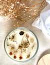 Ver imagem 2 de Vela Copo com Cristais | 180gr Ellegance Aromas 3648 Morango com Chantilly