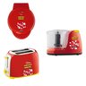 Conjunto com Máquina de Cupcake, Torradeira e Mini Processador Mickey Mouse 127V Mallory - 1
