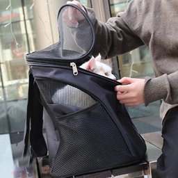 Mochila Canguru Transporte Cachorro Gato Seguro Respirável - 1