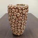 Ver imagem 4 de Vaso Decorativo Enfeite Casa Cerâmica 34x22x22cm Bege