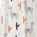 Ver imagem 2 de Cortina Box Banheiro Poliéster 198x180cm com Ganchos - Lhama