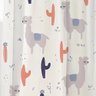 Cortina Box Banheiro Poliéster 198x180cm com Ganchos - Lhama - 2