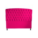 Ver imagem 2 de Kit Dubaí Cabeceira de Cama Box Casal e Recamier Baú Queen 160 Cm Suede Rosa Pink do Lar Móveis
