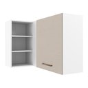 Ver imagem 1 de Armário Aéreo de Canto 1 Porta para Linha de 60 Cm de Profundidade Branco/crema Agata Madesa