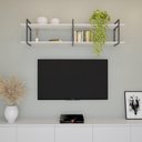 Ver imagem 1 de Nicho industrial prateleira sala estante nicho prateleira para sala prateleira para sala Prateleira