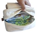 Ver imagem 5 de Necessaire Higiene do Bebê Linho Bege - Lilifish Baby & Kids